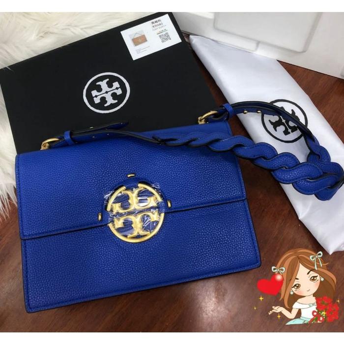 Tory Burch Miller Shoulder Bag (blue)