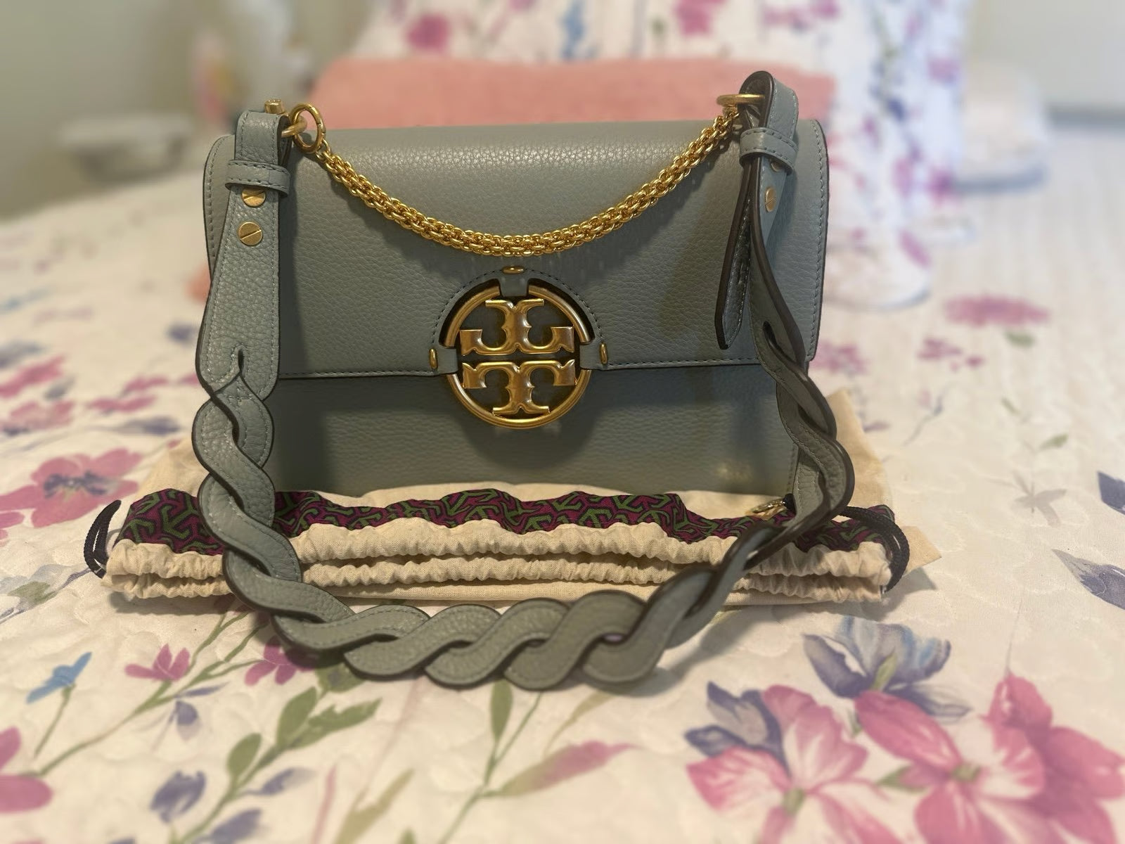 Tory Burch Miller Shoulder Bag (pista)