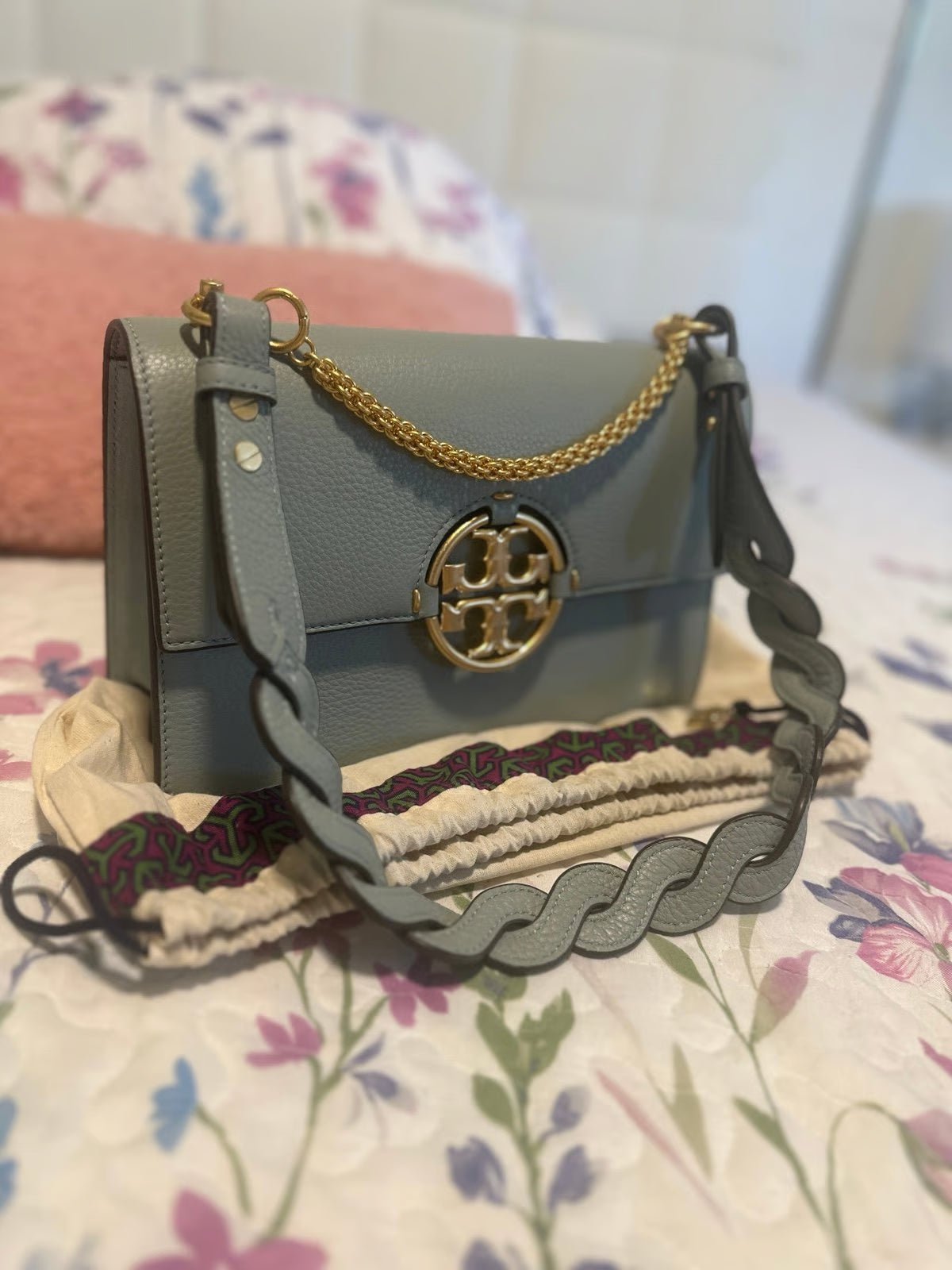 Tory Burch Miller Shoulder Bag (pista)