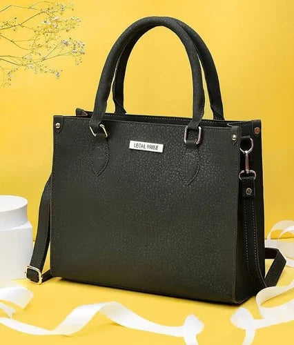 Carvela Inspired Black Top Handle Bag